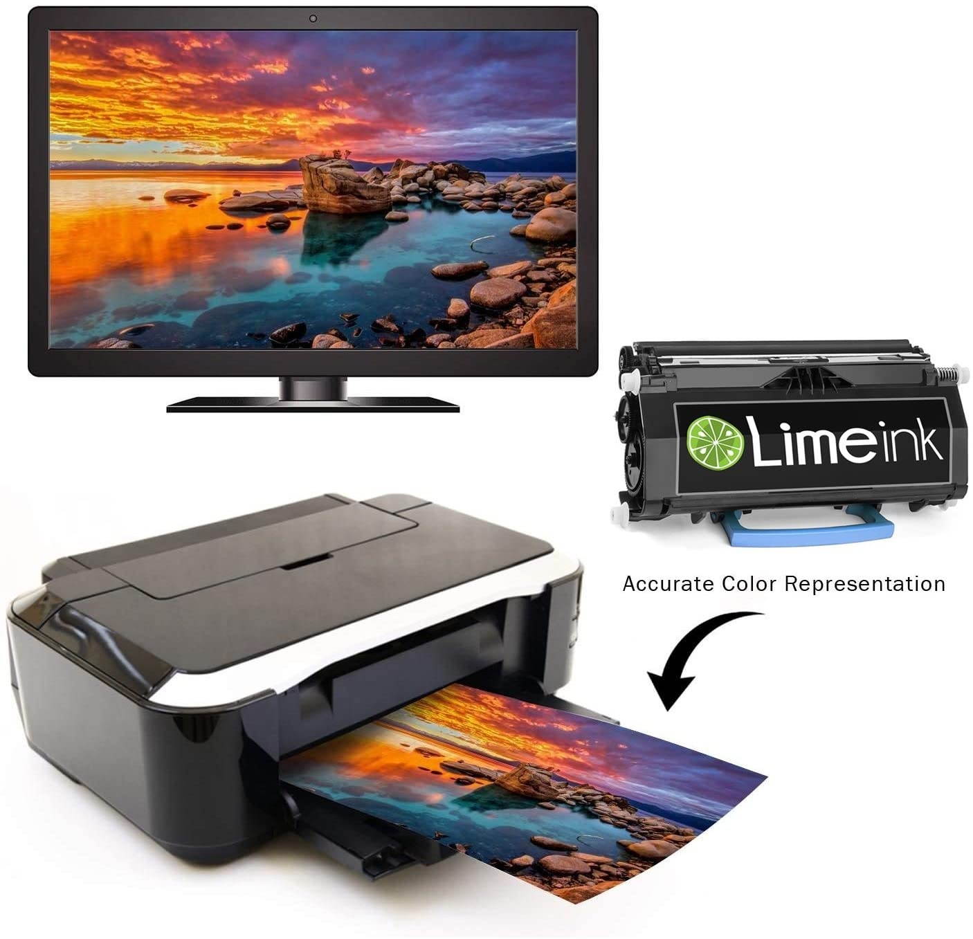 Limeink Black Compatible E260 High Yield Laser Toner Cartridges for Lexmark E260 E260d E260dn E360 E360d E360dn E460 E460dn E460dw E460dtn E462 E462dtn E462 E462dtn 360dn Ink Printer 260 260d 260dn