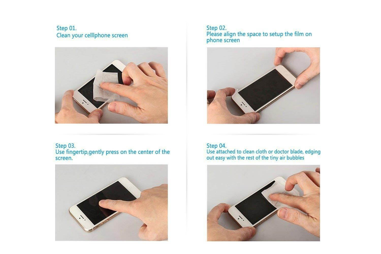 [5 Pack Promotion] iFlash Tempered Glass Screen Protector For Apple iPad 2 / 3 / 4 - Transparent Crystal Clear / 2.5D Rounded Edges / 9H Hardness / Scratch Proof / Bubble Free / Oleophobic Coating