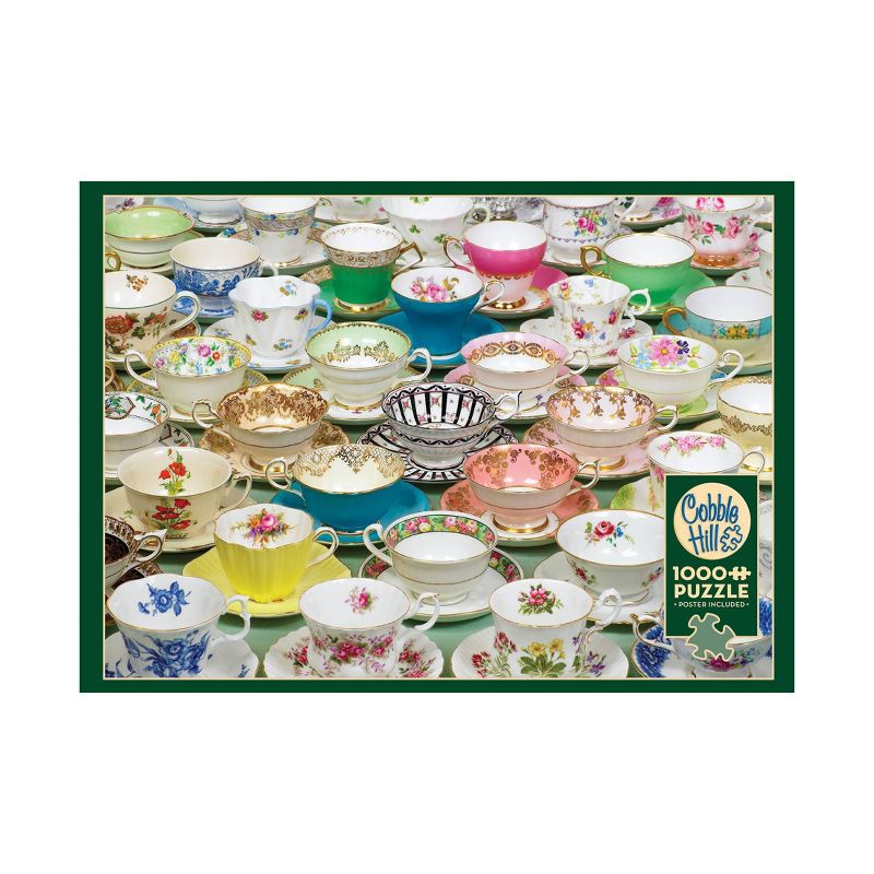 Cobble Hill Teacups Jigsaw Puzzle - 1000pc