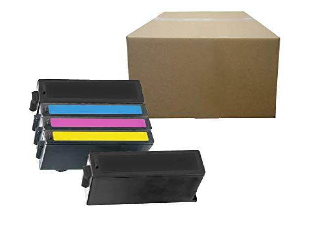 1 Pack + 1 Black of Total 5 Inktoneram? Replacement ink cartridges for Lexmark 150XL Ink Cartridges14N1614 14N1615 14N1616 14N1617 replacement for Lexmark 150XL BLack Cyan Magenta Yellow Combo Set s51