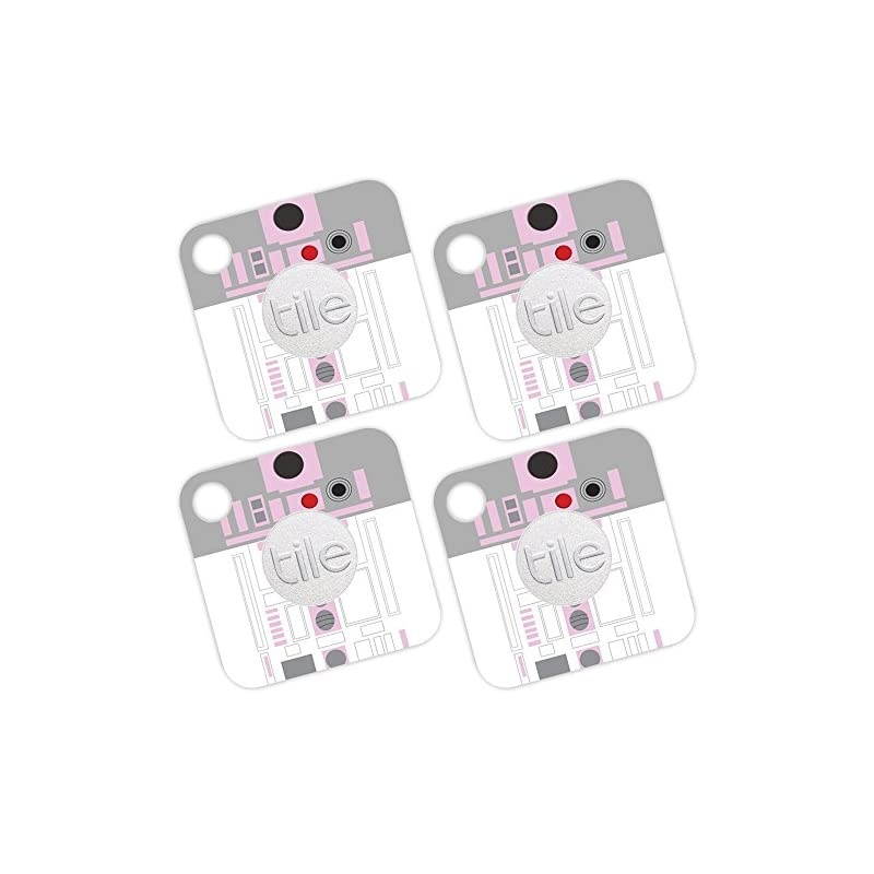 Skin Compatible with Tile Mate - Pink Cyber Bot | Protective, Durable, and Unique Vinyl Decal wrap Cover | Easy to Apply, Remove, and Change Styles | Made in The USA