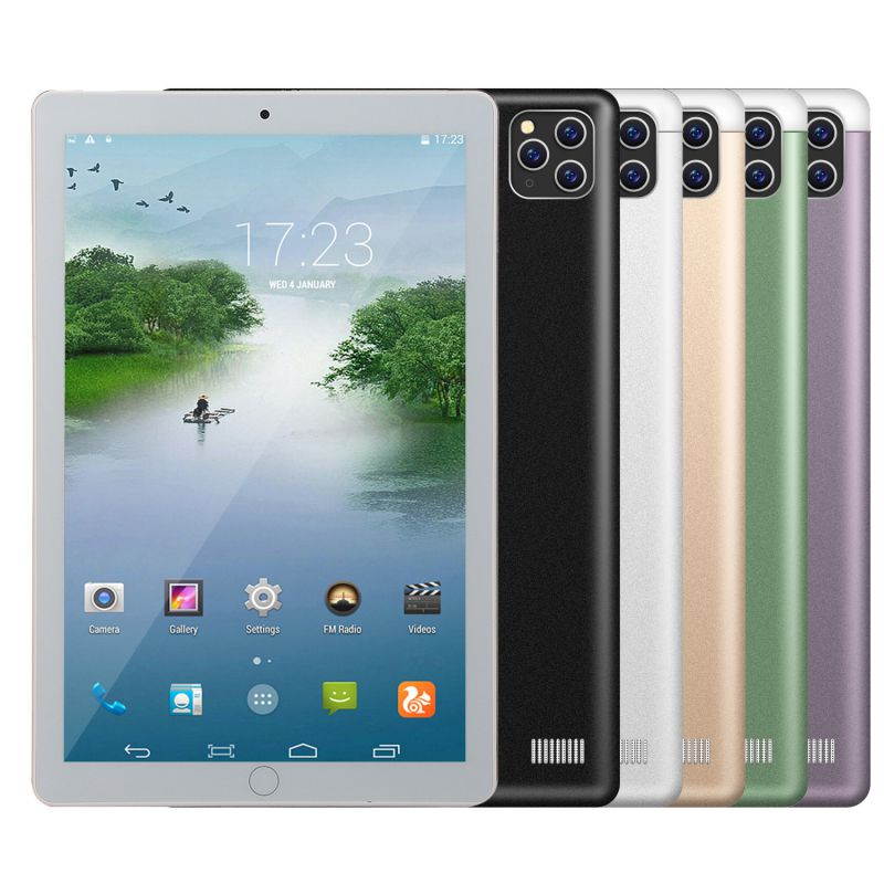 10.1'' Tablet PC 10 Core Processor IPS Screen 1960*1080 Resolution 10GB + 256GB Memory Android 10 Dual Cameras Dual SIM Card 3G Phone Calls Metal body