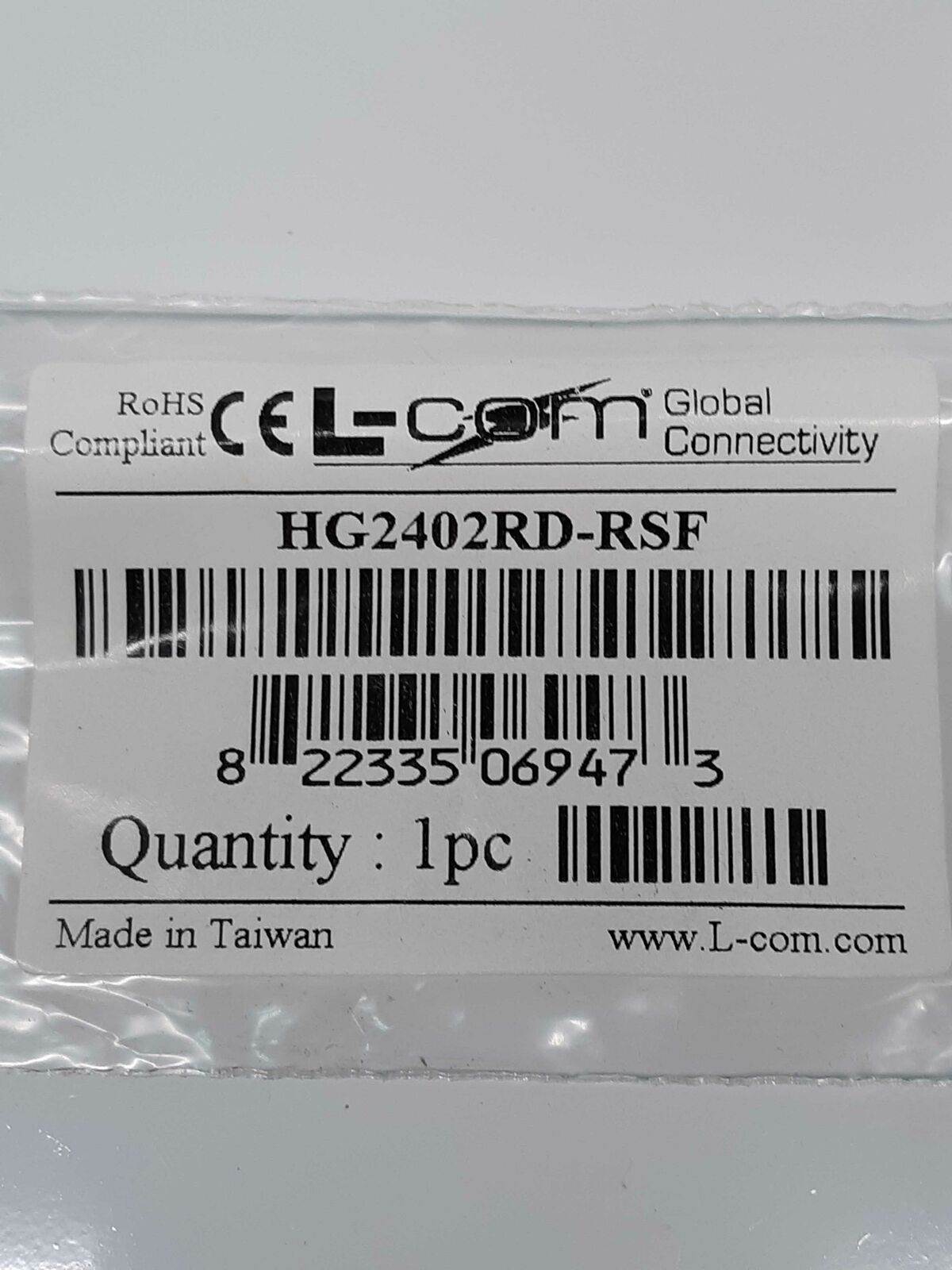 L-Com HG2402RD-RSF Rubber Duck GSM Antenna
