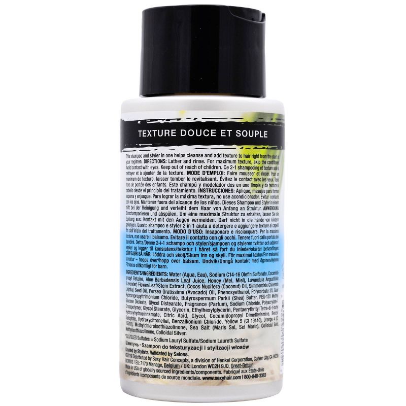 Sexy Hair Texture Clean Wave Shampoo - 10.1 fl oz