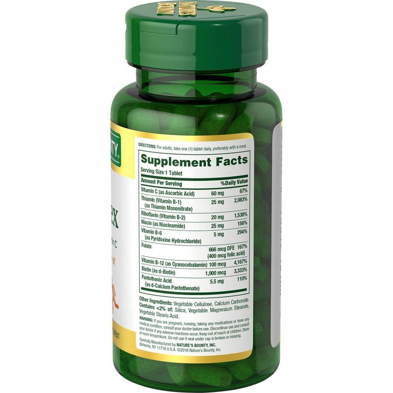 Nature's Bounty Super B Complex Dietary Supplement Coated Tablets - 150ct