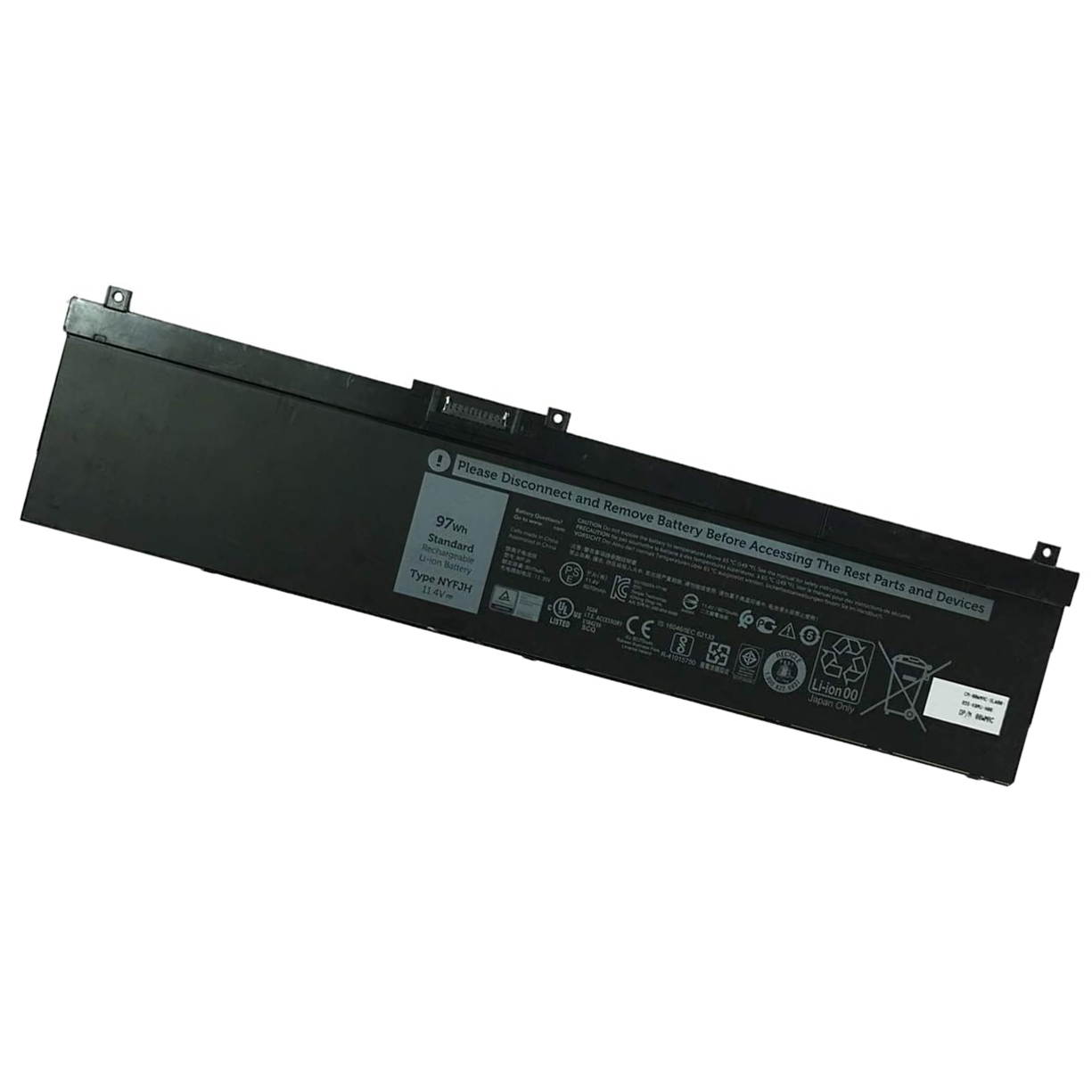 New 11.4V 97Wh 8070mAh NYFJH Laptop Battery Compatible with Dell Precision 7530 7540 7730 7740 Series Notebook 0WNRC 00WNRC GW0K9 0GW0K9 Notebook Battery