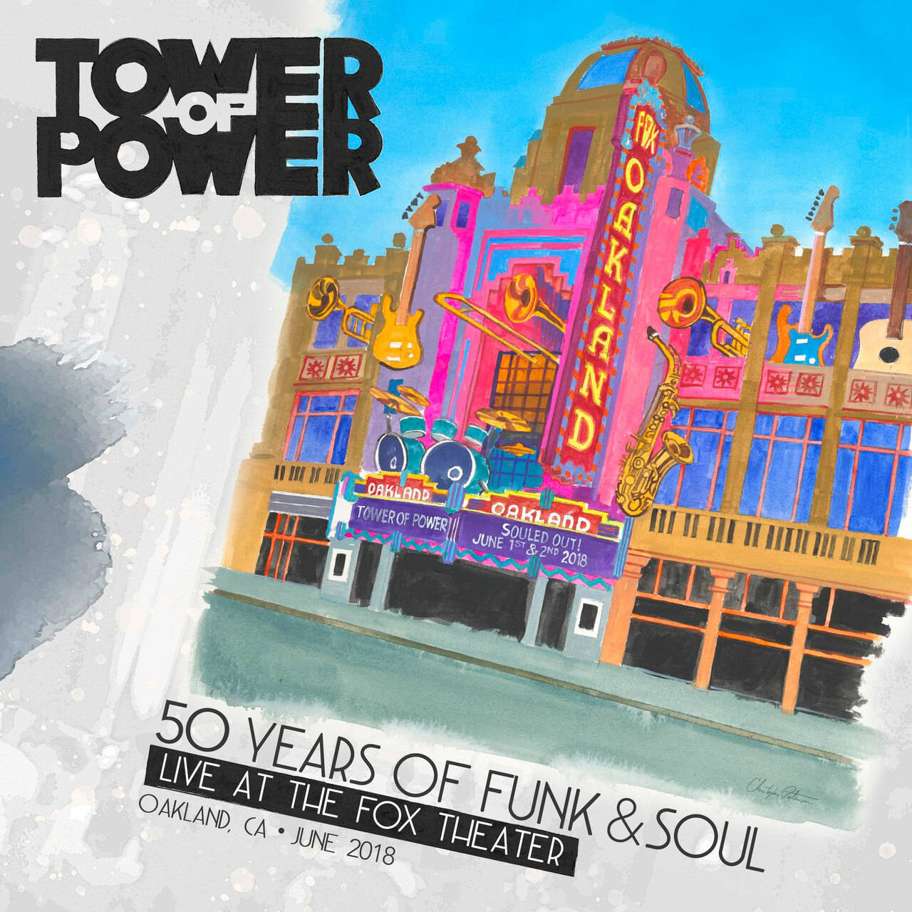 Tower Of Power 50 Years Of Funk & Soul: Live At The Fox Theater - Oakland, CA - June 2018 3LP (Vinyl)