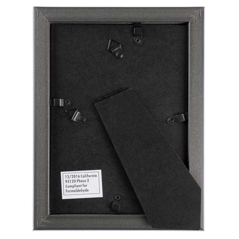 Picture Frame with Stand & Hanging Hooks Black 5"x7" 6pk - Lavish Home