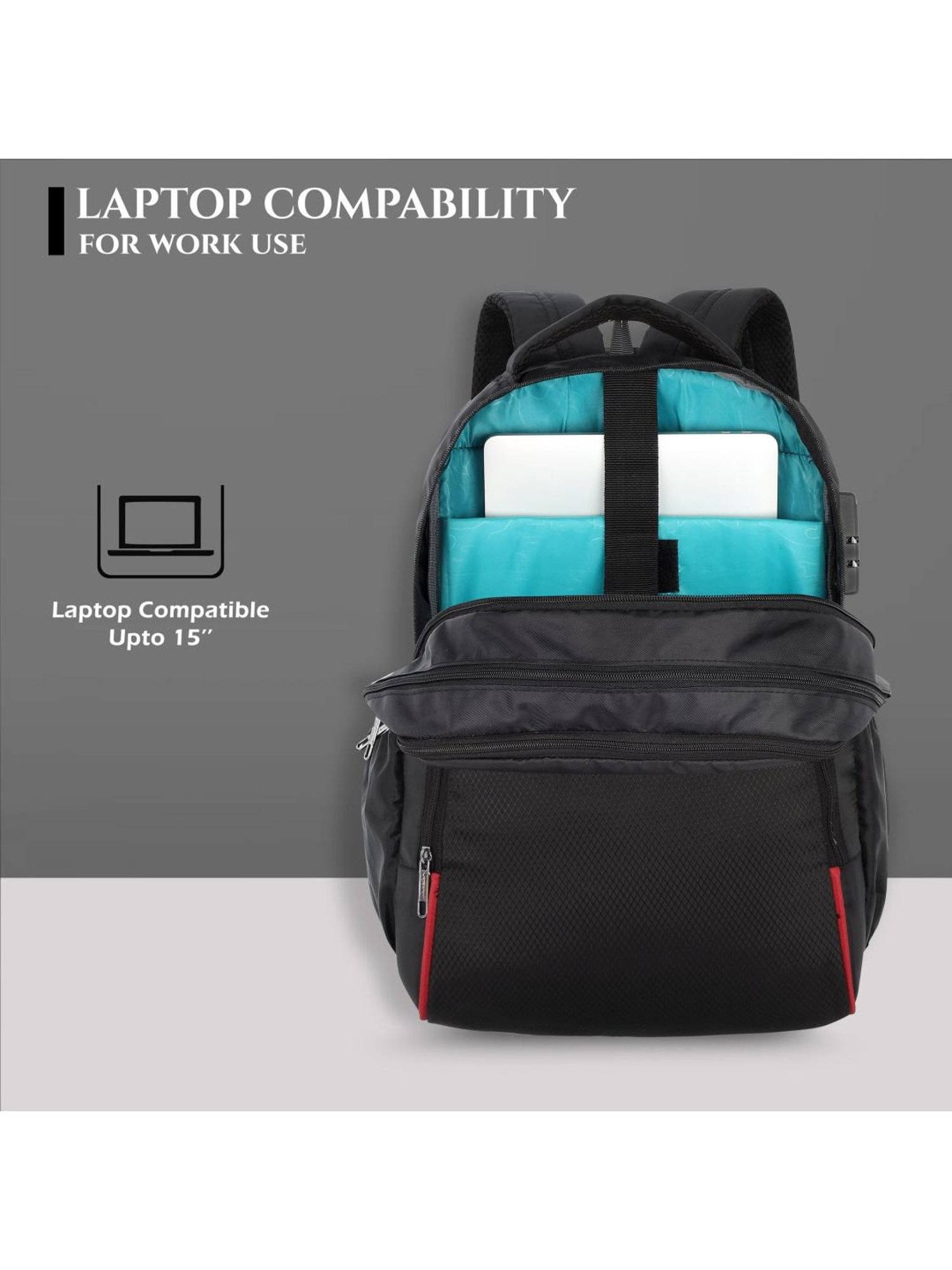 LAVIE SPORT Business M Black 33 Ltrs Large Laptop Backpack