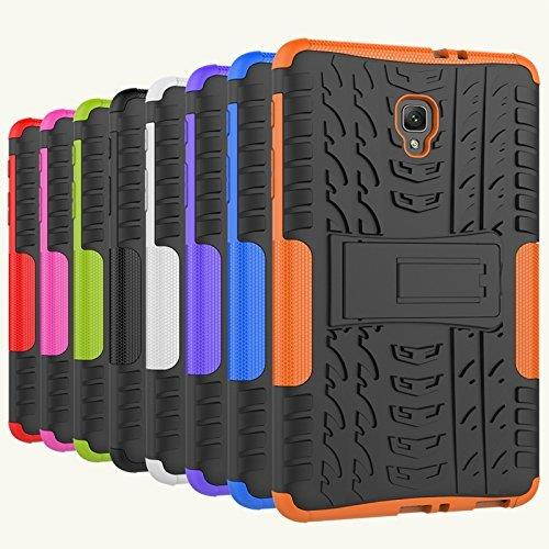 For Tab T380 Case, Hybrid Rugged Heavy Duty Hard Case Cover with Kickstand for Samsung Galaxy Tab A 8.0 2017 SM-T380/T385 / Tab A2 S 2017 (XW/Red)