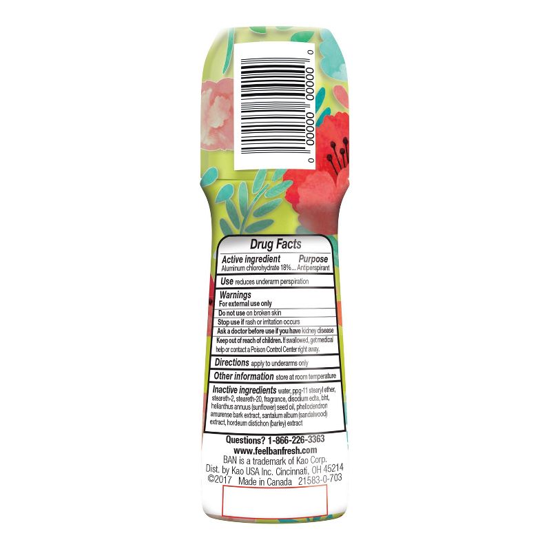 Ban Antiperspirant &#38; Deodorant Regular Twin Pack - 3.5 fl oz/2pk