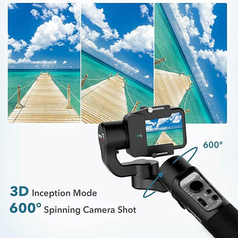 3Axis Gimbal Stabilizer for GoPro 8 Action Camera Handheld Gimbal Tripod Mount SplashProof Wireless Control for Gopro Hero 876543 Osmo ActionSJ CAMYI CamSony RX0  iSteady Pro3