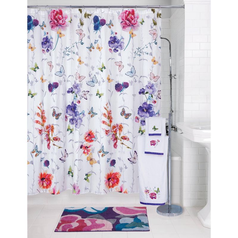 Garden Fall Bath Rug Pink/Purple - Allure Home Creations