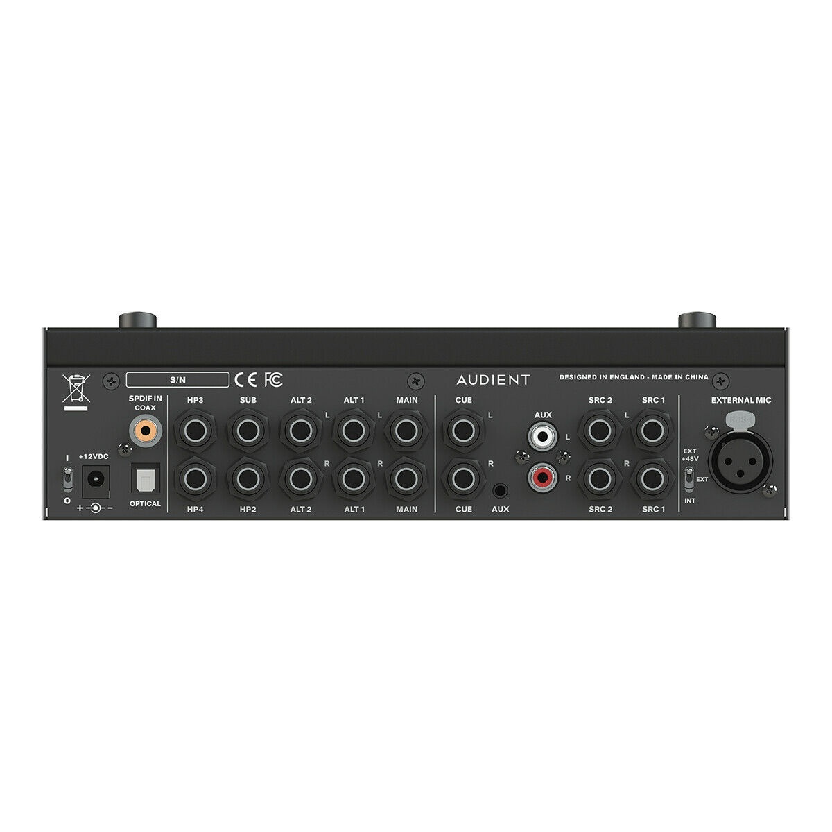 Audient Nero Desktop Monitor Controller w/ 2x Stereo Inputs, 3x Stereo Outputs