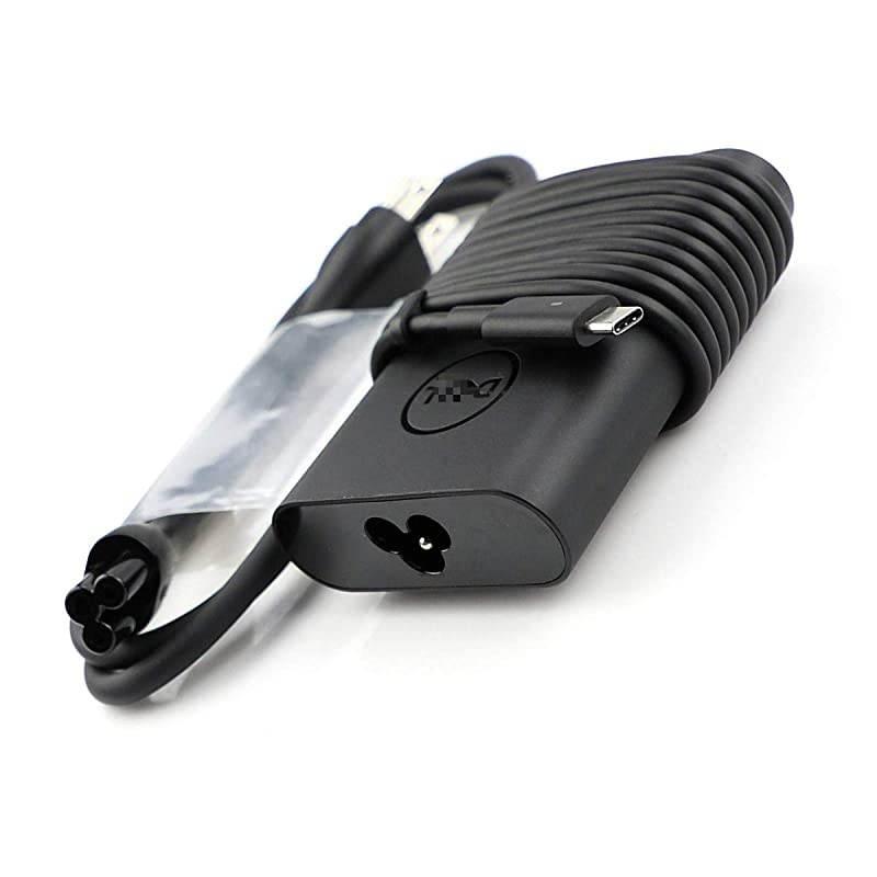 Type-C Charger Fit for Dell Latitude 12 5285 5289 5290 7212 7275 7285 7290, XPS 13 9350 9360 9365 9370 Laptop Power Supply Adapter Cord