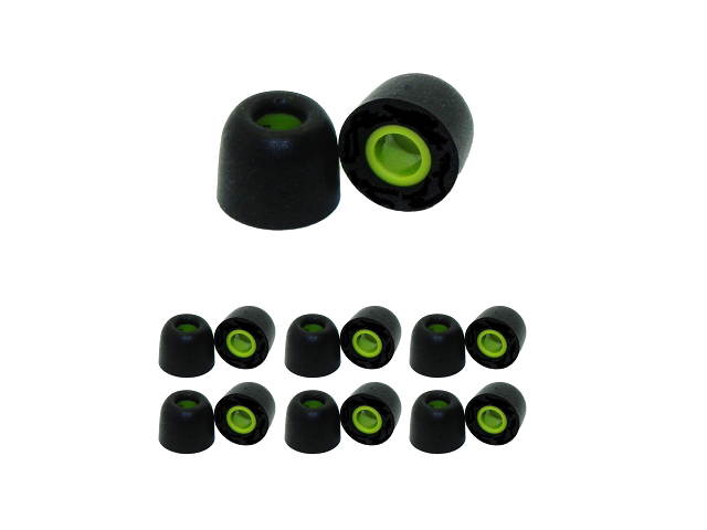 Jaybird ear tips; memory foam ear tips for most Jaybird earphones (see list); Jaybird replacement ear tips