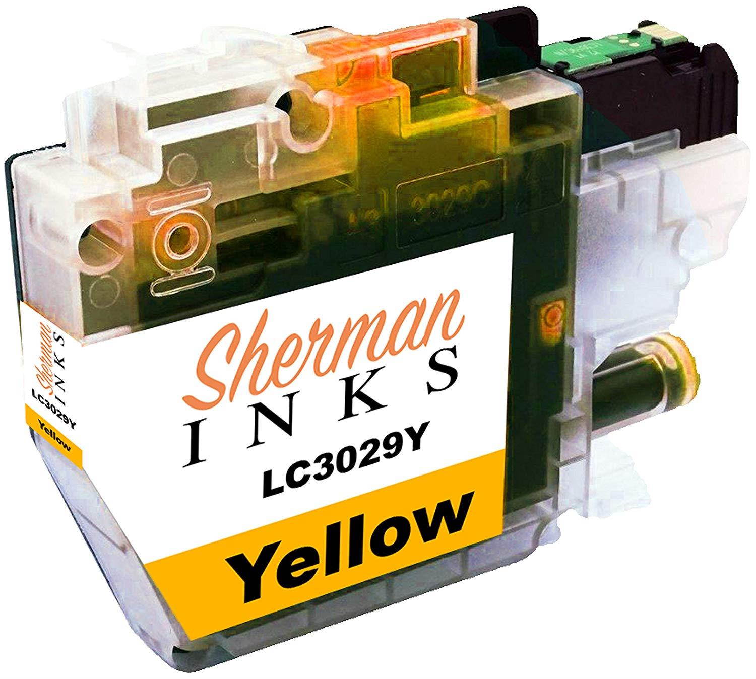 Sherman Replacement Ink Cartridge 5 Pack LC3029 for Printer: Brother MFC-J5830DW MFC-J5830DWXL MFC-J5930DW MFC-J6535DW MFC-J6535DWXL MFC-J6935DW