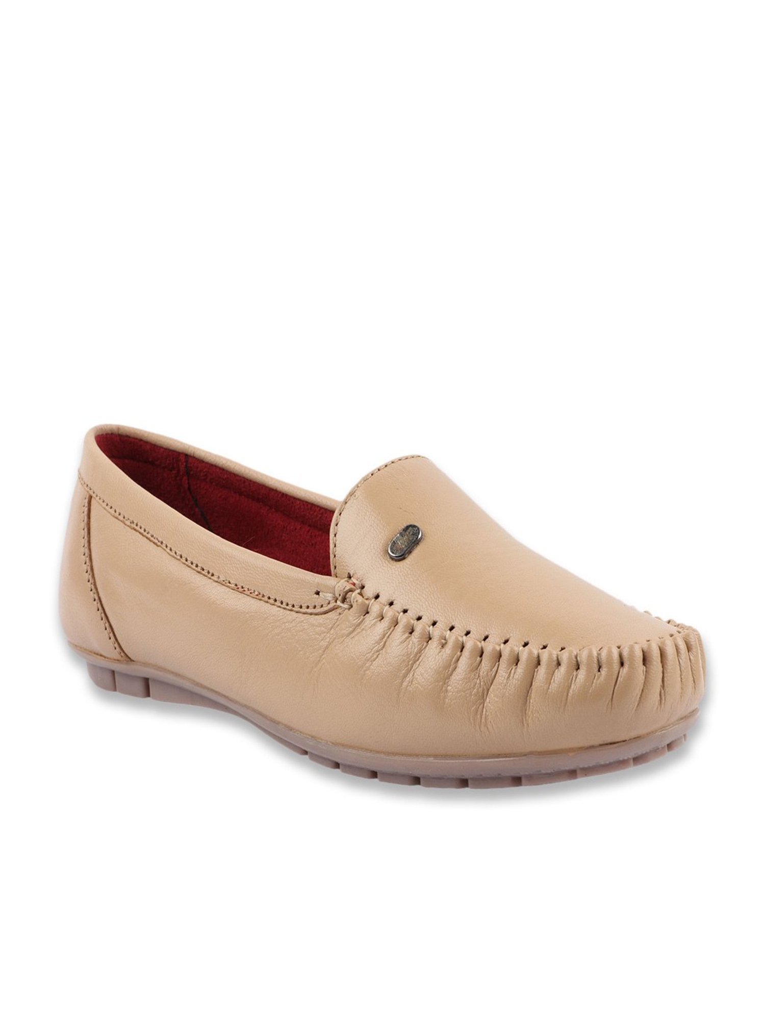 MediFeet Women's Beige Casual Loafers