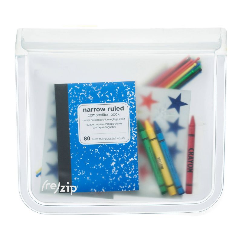(re)zip Leak-proof Clear Essential Storage Bag - 4ct
