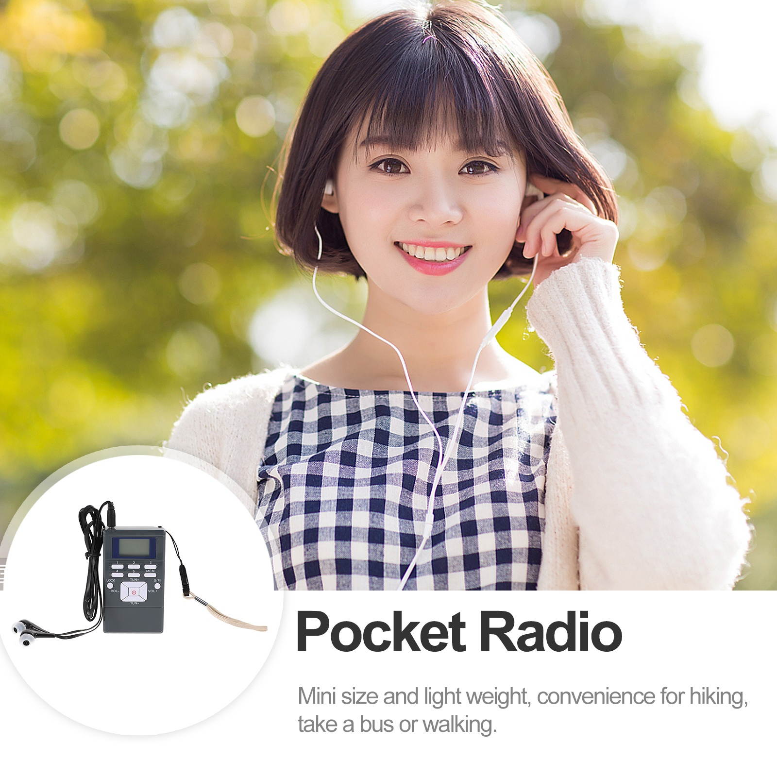 1 Pc FM Radio Durable Professional Prime Sturdy FM Radio Receiver Machine for Home