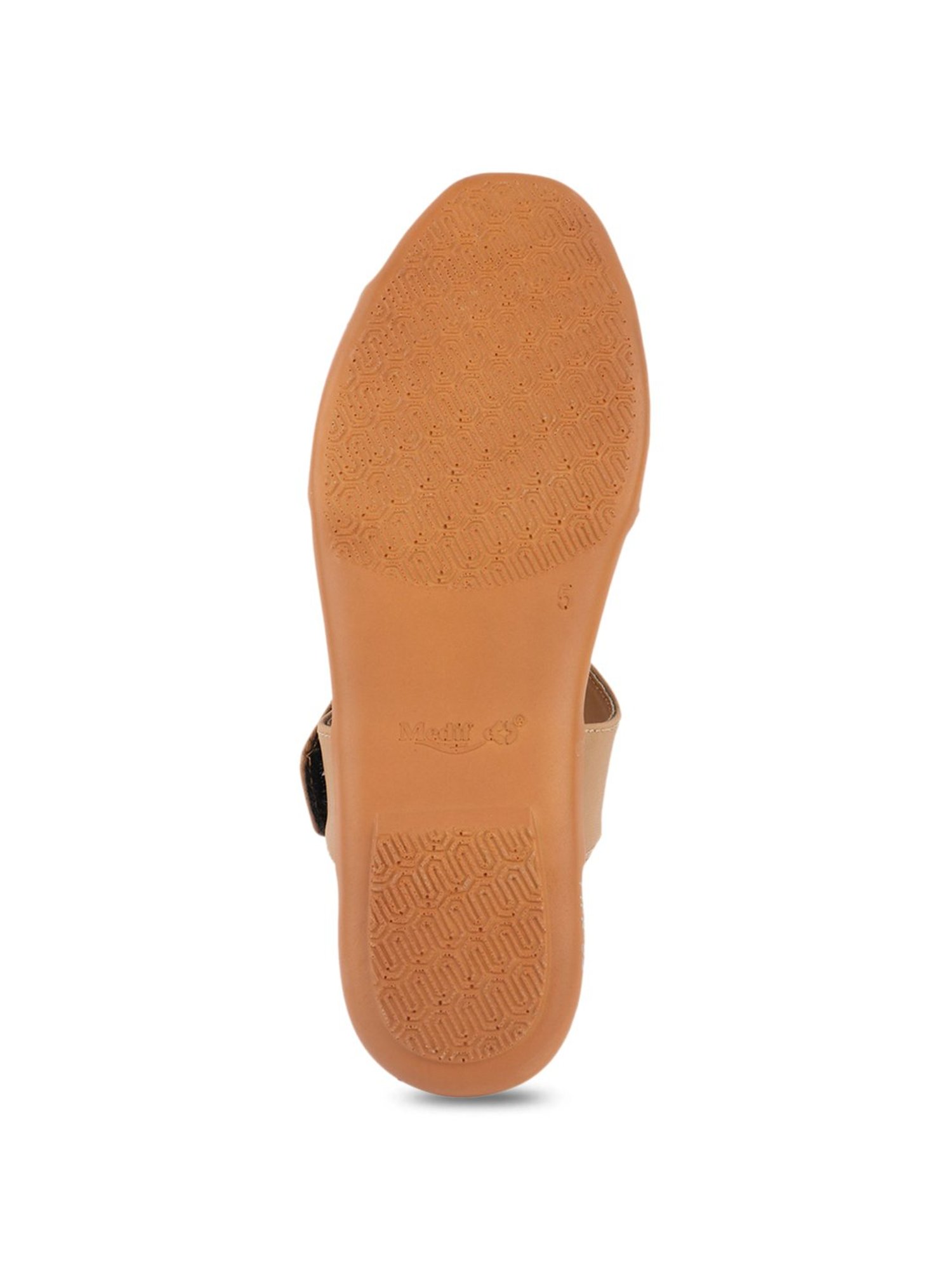 MediFeet Women's Beige Ankle Strap Sandals
