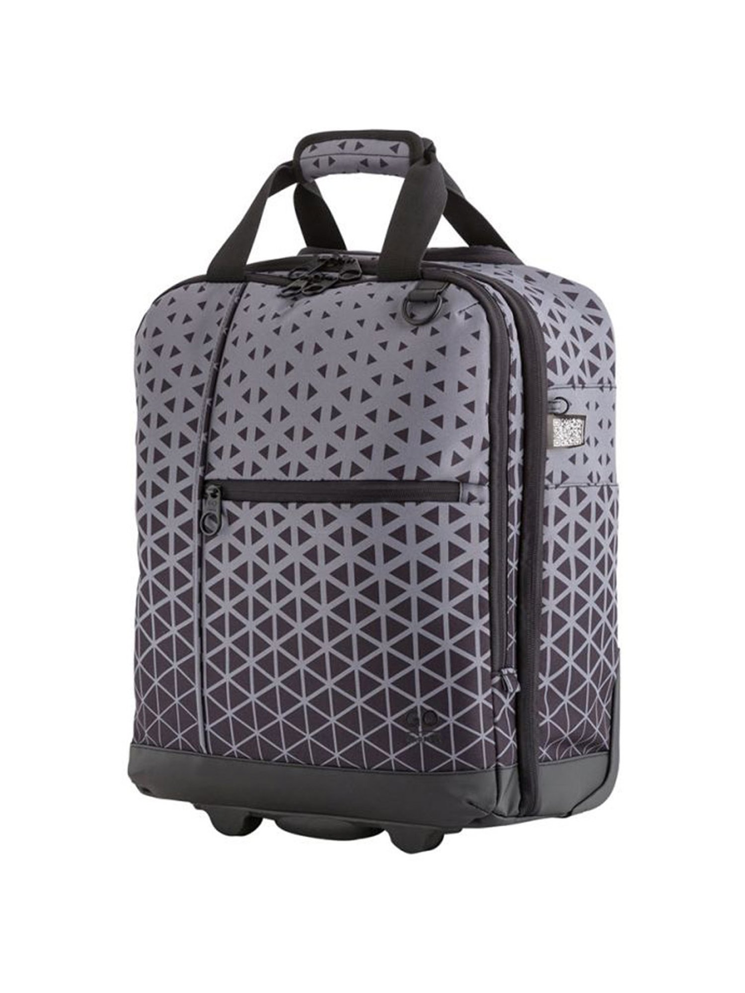 Carpisa Daily Go Boarding Black Printed Soft Cabin Trolley Bag - 42 Cms