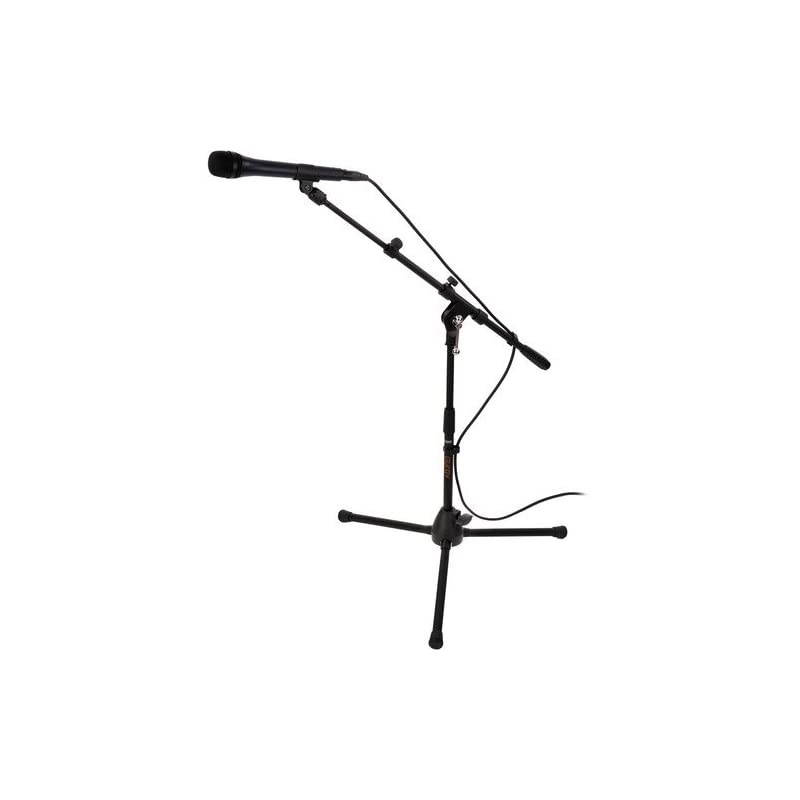 MS-5220T Short Tripod Microphone Stand with Telescoping Boom