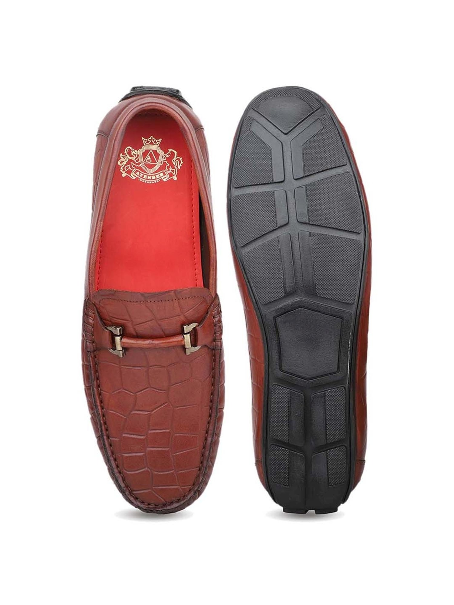 Atesber Men's Tan Casual Loafers