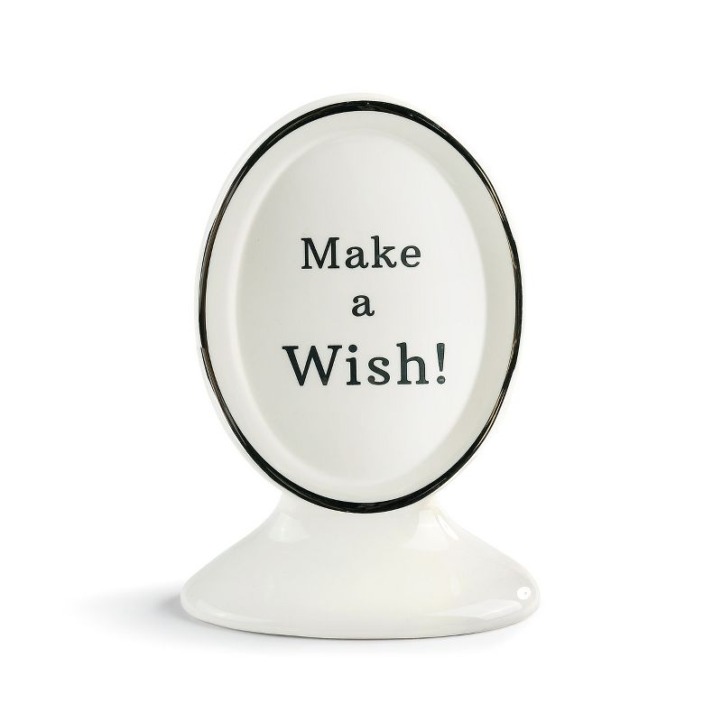 DEMDACO Make a Wish Cake Topper 7 x 5 - White
