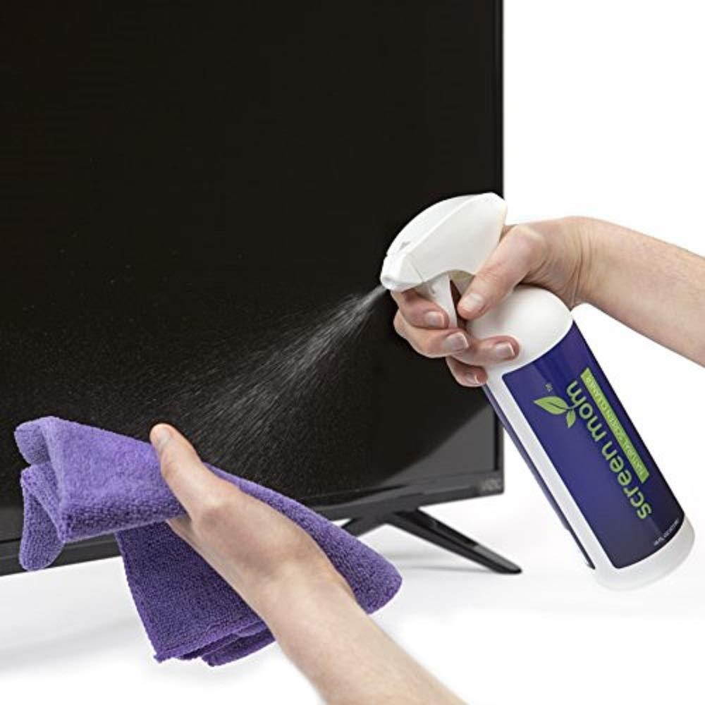 Screen Cleaner Kit - Best for LED & LCD TV, Computer Monitor, Laptop, and iPad Screens &ndash; Contains Over 1,572 Sprays in Each Large 16 Ounce Bottle &ndash; Includes Premium Microfiber Cloth