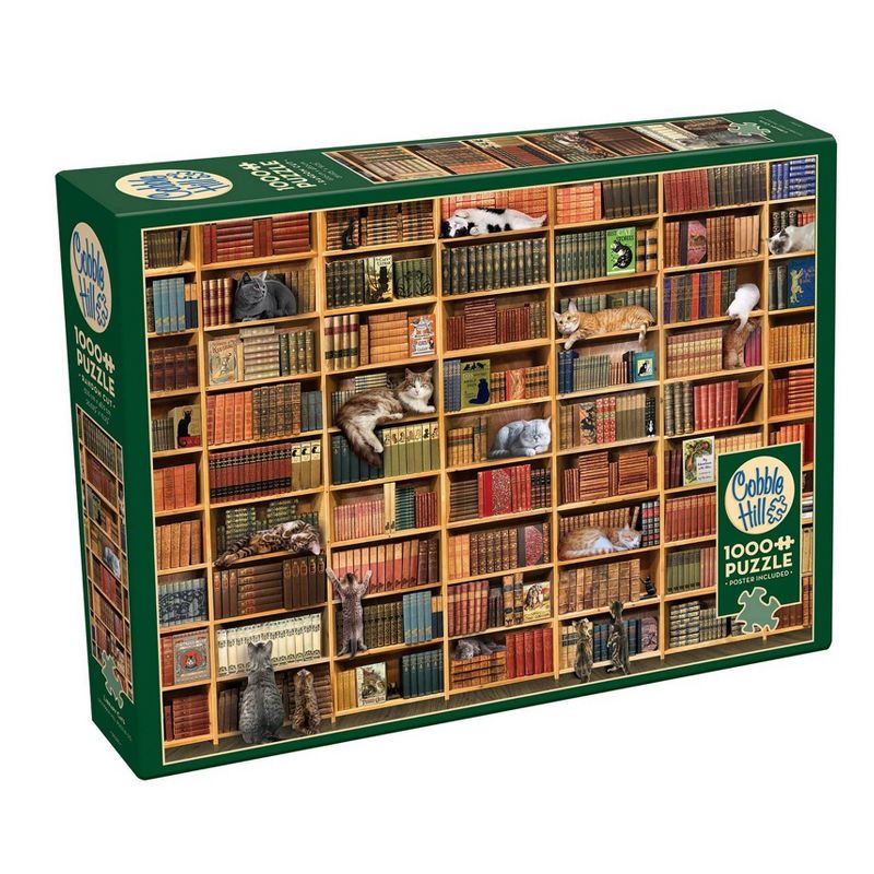 Cobble Hill The Cat Library Jigsaw Puzzle - 1000pc