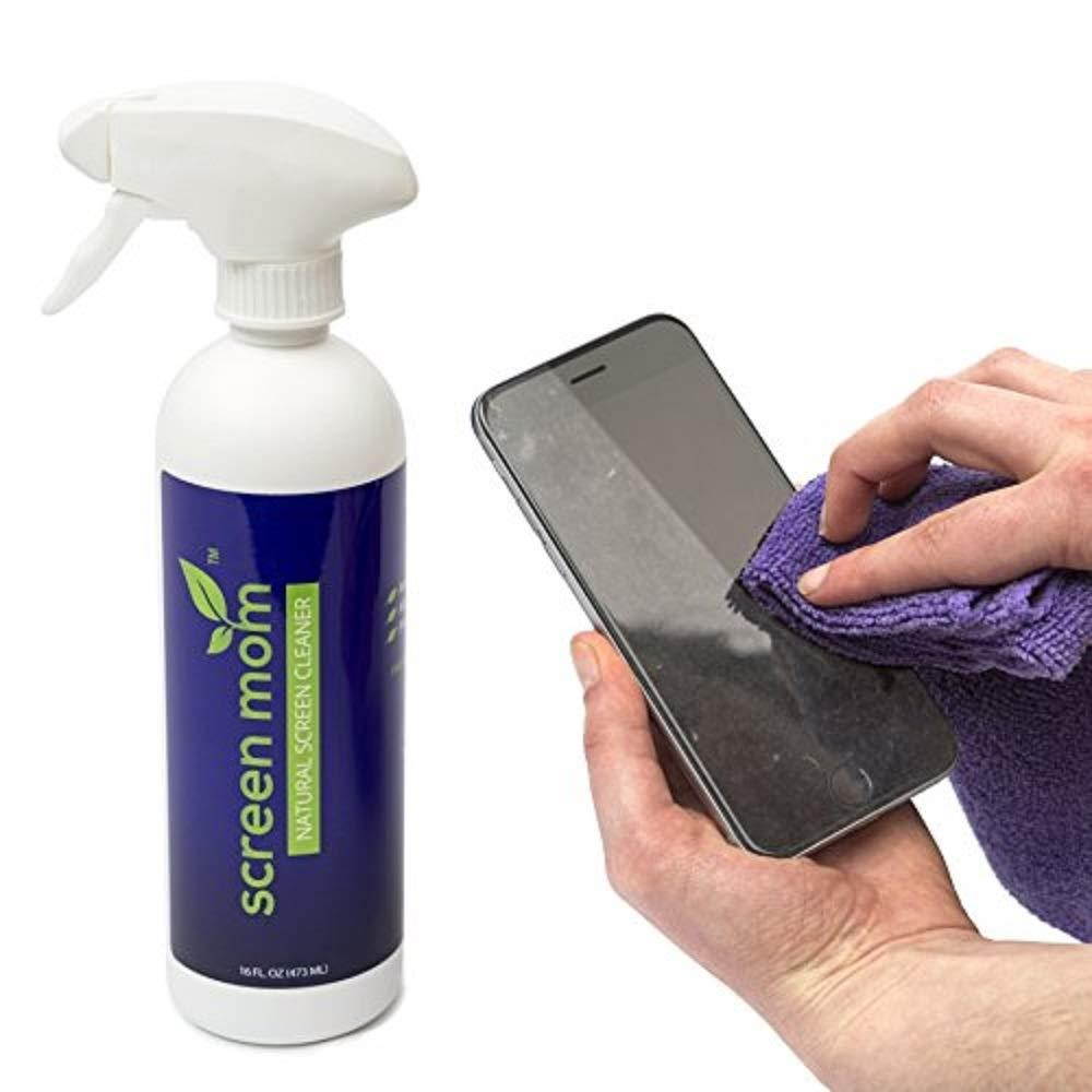 Screen Cleaner Kit - Best for LED & LCD TV, Computer Monitor, Laptop, and iPad Screens &ndash; Contains Over 1,572 Sprays in Each Large 16 Ounce Bottle &ndash; Includes Premium Microfiber Cloth