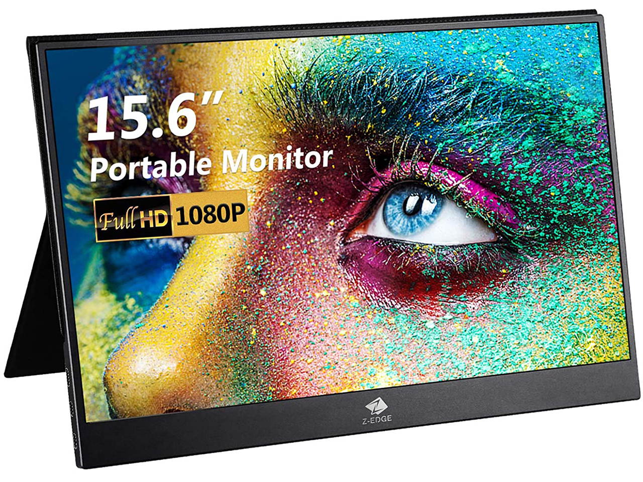 Z-EDGE Ultra1 15.6" 1080P Full HD IPS Portable Monitor, 8ms 60Hz, 178&deg; View Angle, LED Backlight, HDR, with TypeC HDMI Port, Built-in Speakers, Secondary Display for Mac/Phone/Laptop/Nintendo/Xbox/PS4