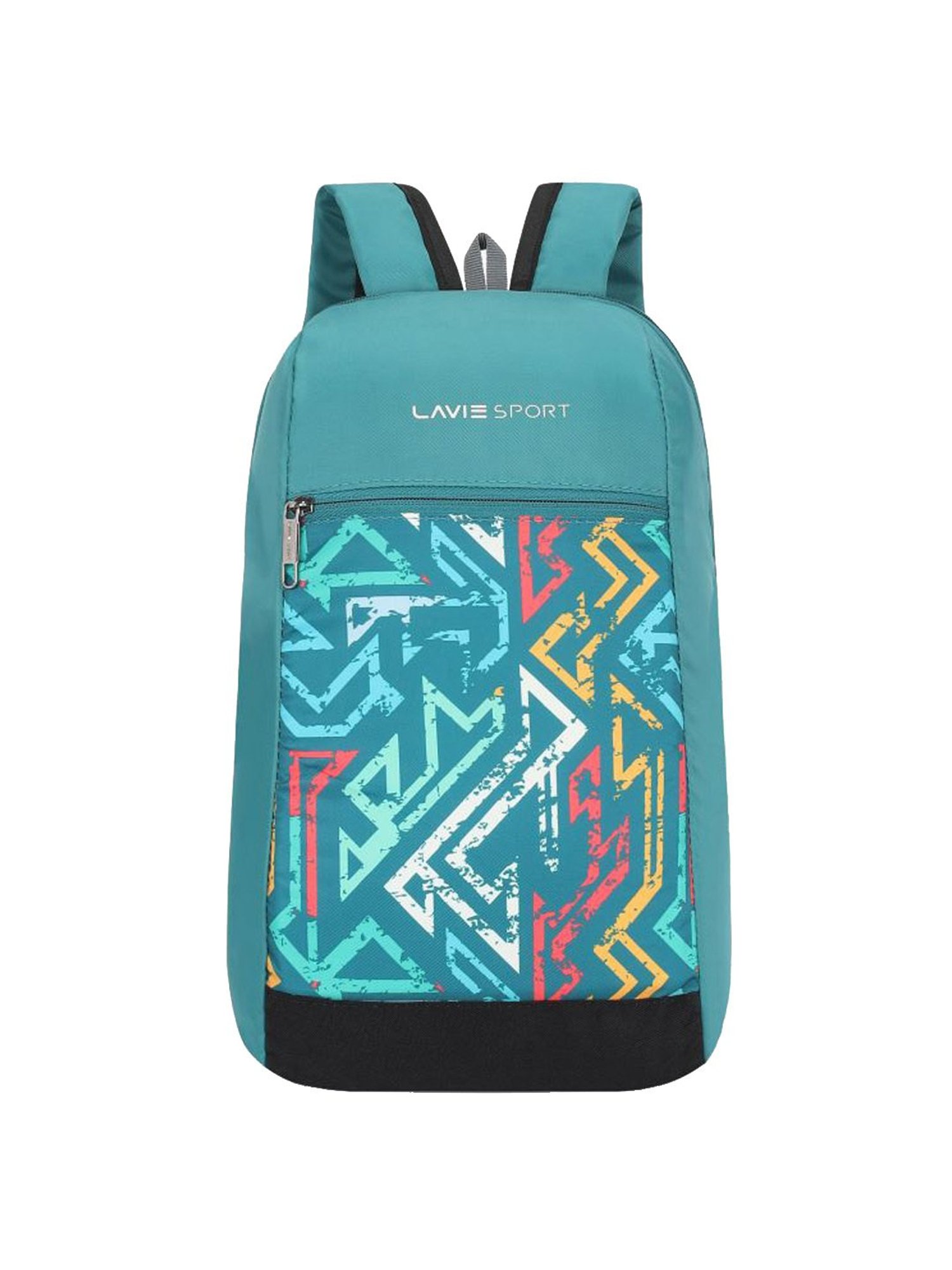 Lavie Sport Sprinter Vector Teal Polyester Printed Backpack - 11 Ltrs