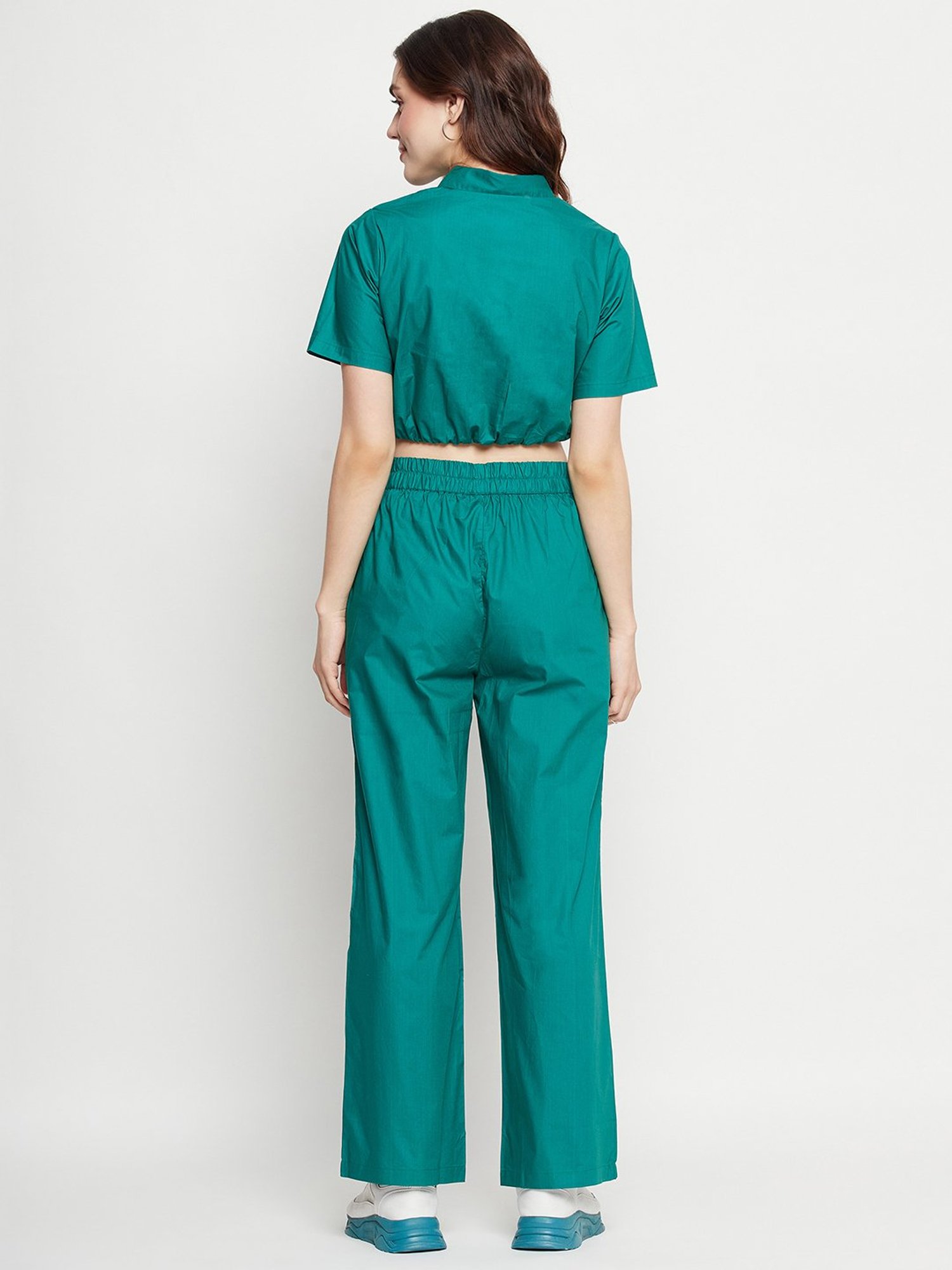Camla Green Printed Maxi Co-Ord Set