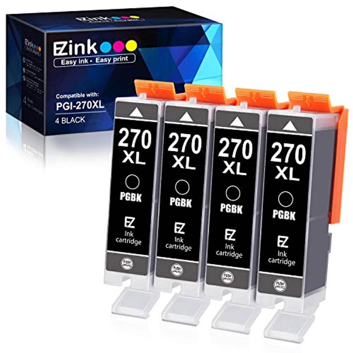 e-z ink (tm) compatible ink cartridge replacement for canon pgi-270xl pgi 270 xl to use with pixma mg6821 ts6020 mg6820 mg5720