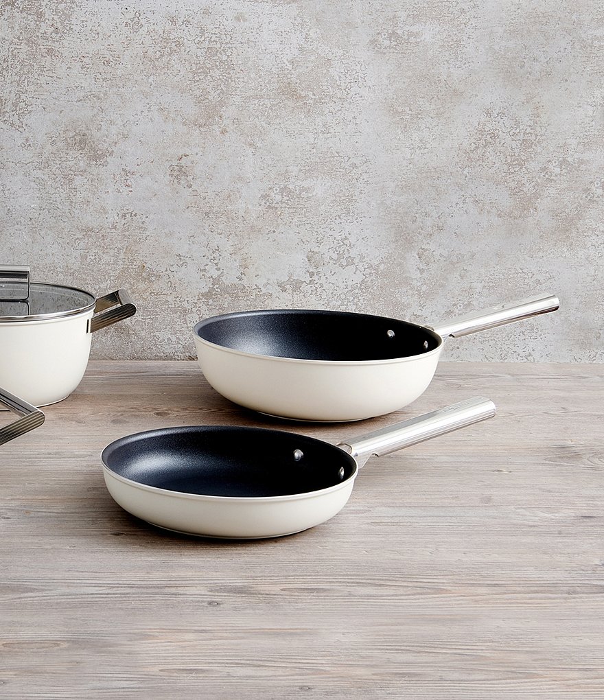 Smeg 50s Retro Style Nonstick 12#double; Wok Pan