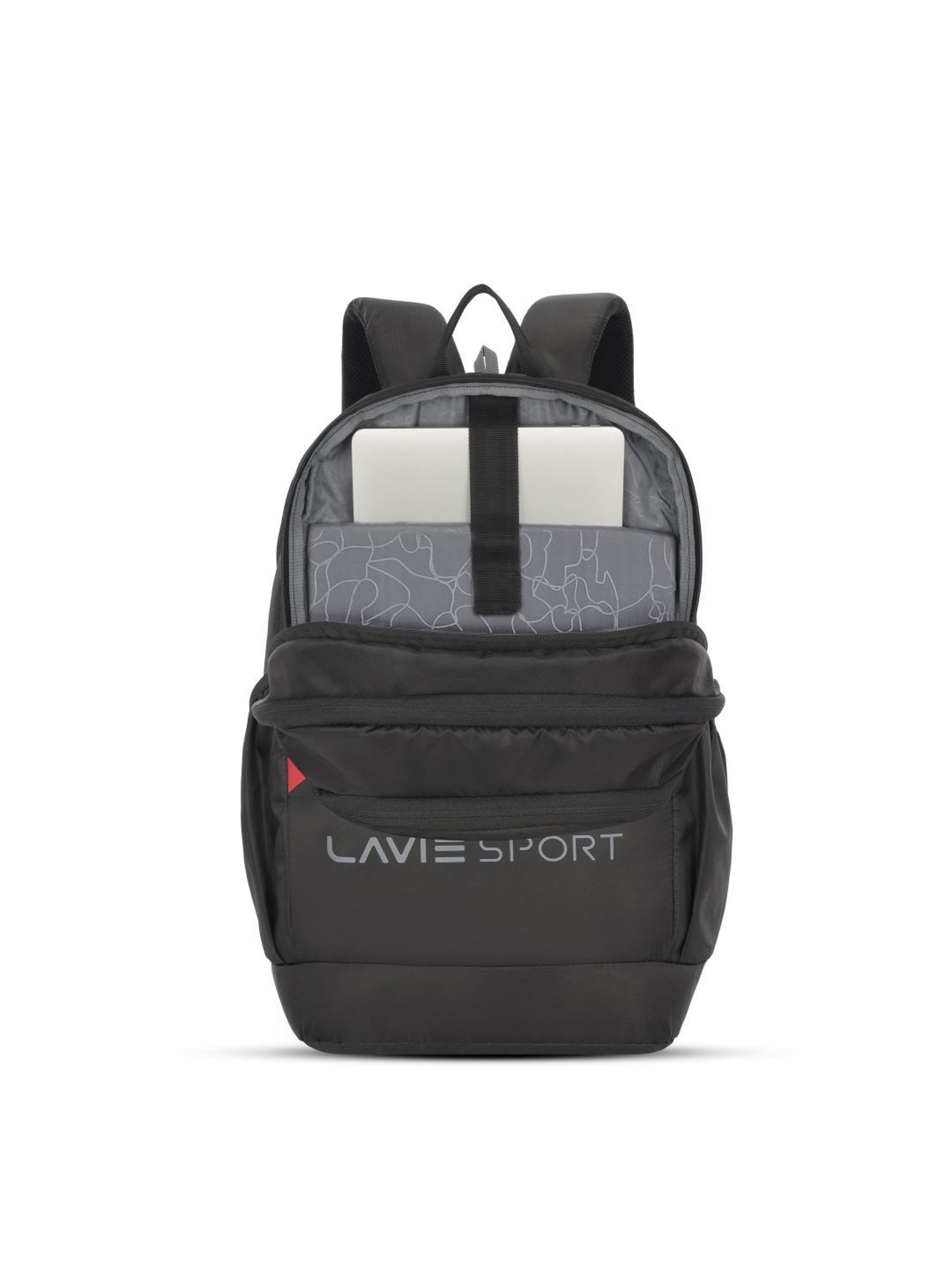 LAVIE SPORT Black Printed Laptop Backpack