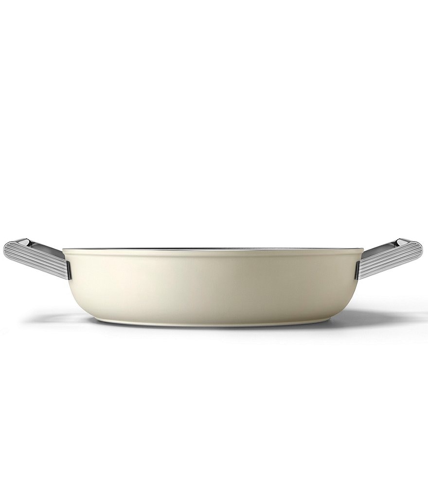 Smeg 50's Retro Style Nonstick 4-Quart Covered Saute and Brasier Pan