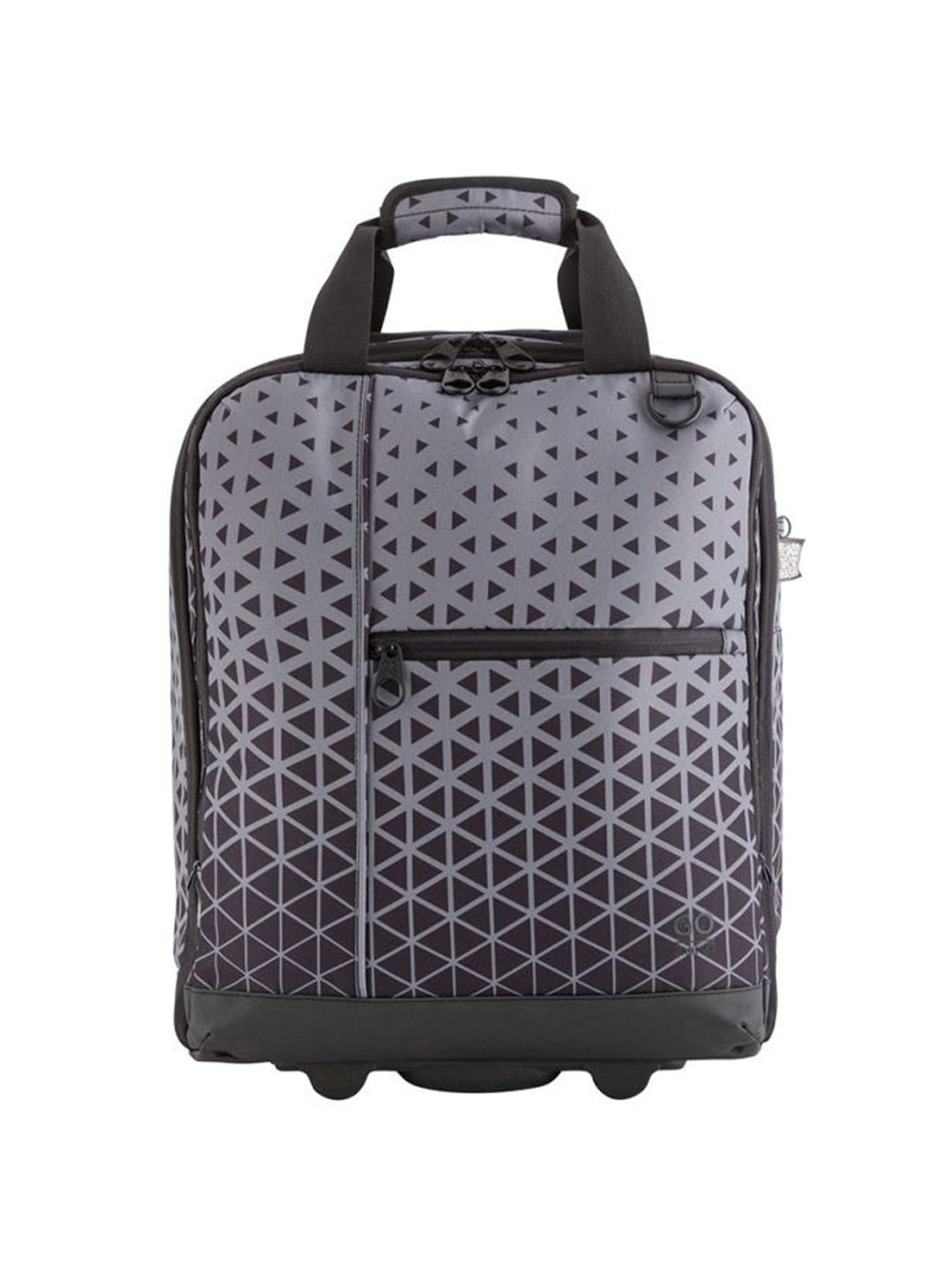 Carpisa Daily Go Boarding Black Printed Soft Cabin Trolley Bag - 42 Cms
