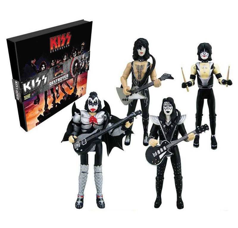 KISS Destroyer The Demon 3.75&#34; Action Figure Deluxe Box Set (Convention Exclusive)