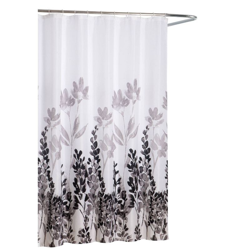 Wind Dance Shower Curtain Gray/White - Moda at Home
