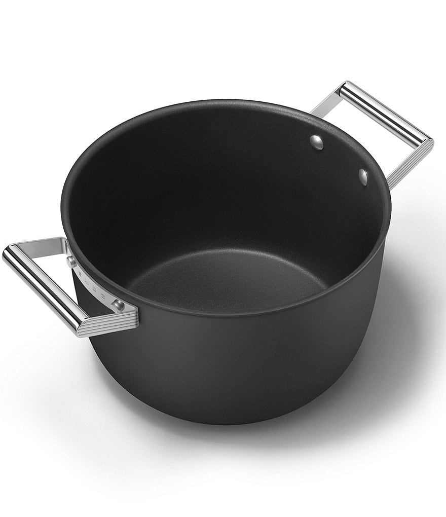 Smeg 50s Retro Style Nonstick 8-Quart Casserole w/Lid