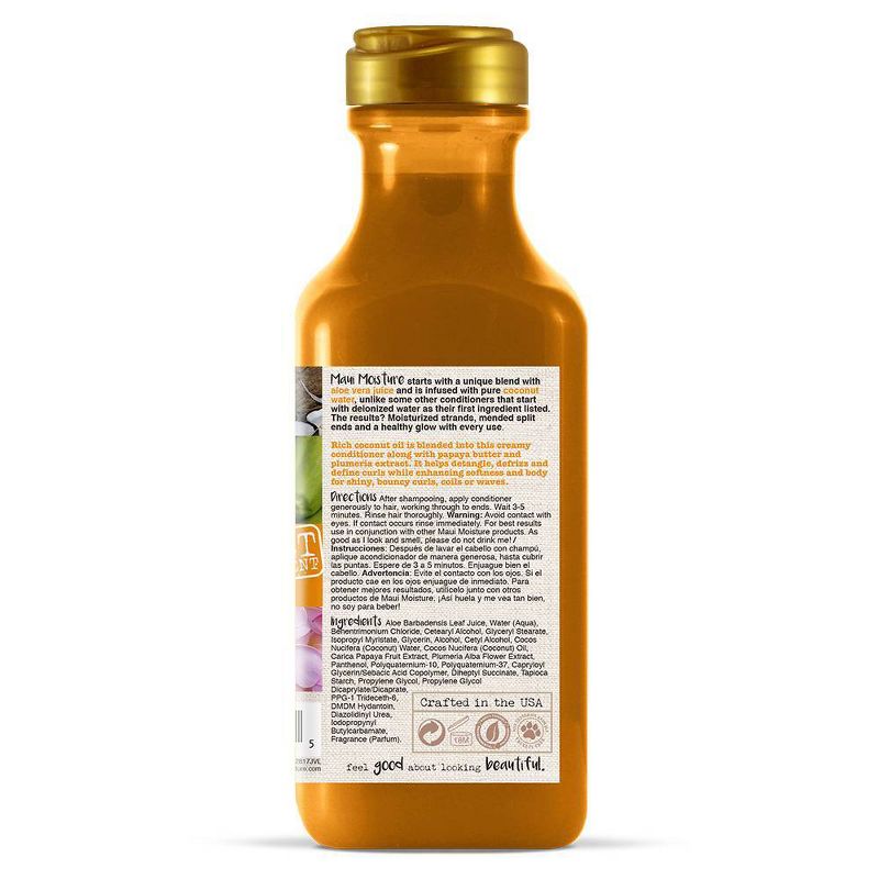 Maui Moisture Curl Quench + Coconut Oil for Thick Curly Hair Conditioner - 13 fl oz