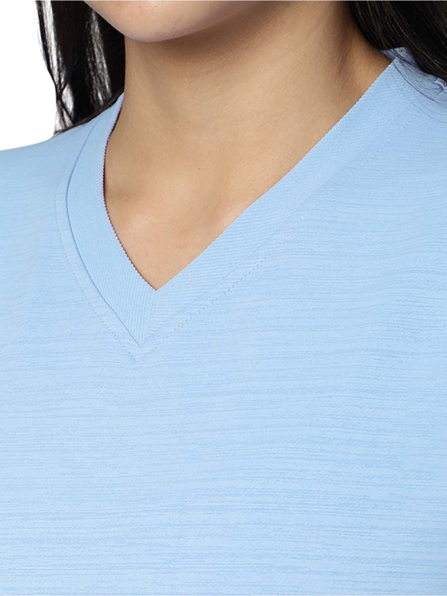 Omtex Blue Regular Fit Sports T-Shirt