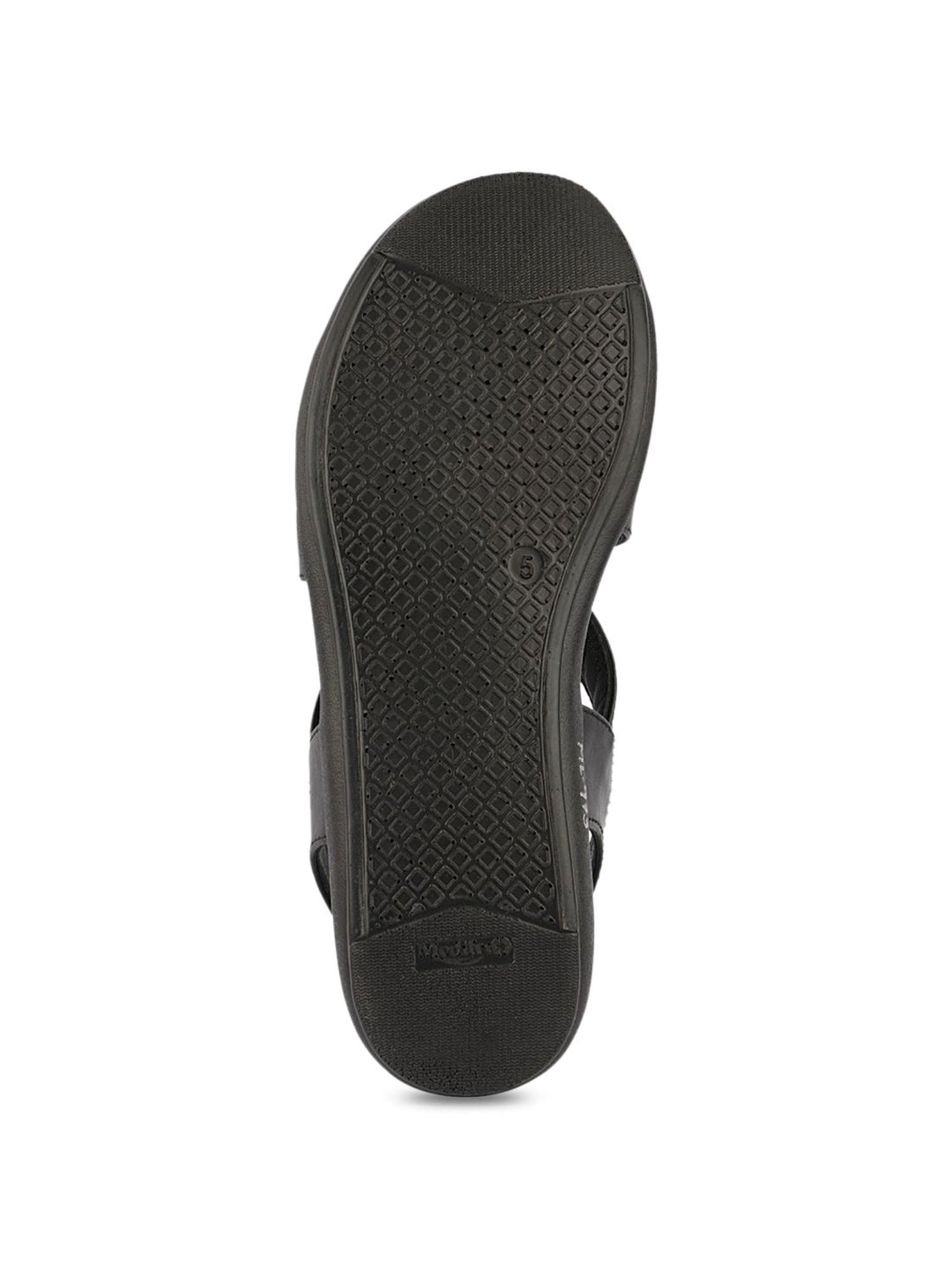 MediFeet Women's Black Sling Back Sandals