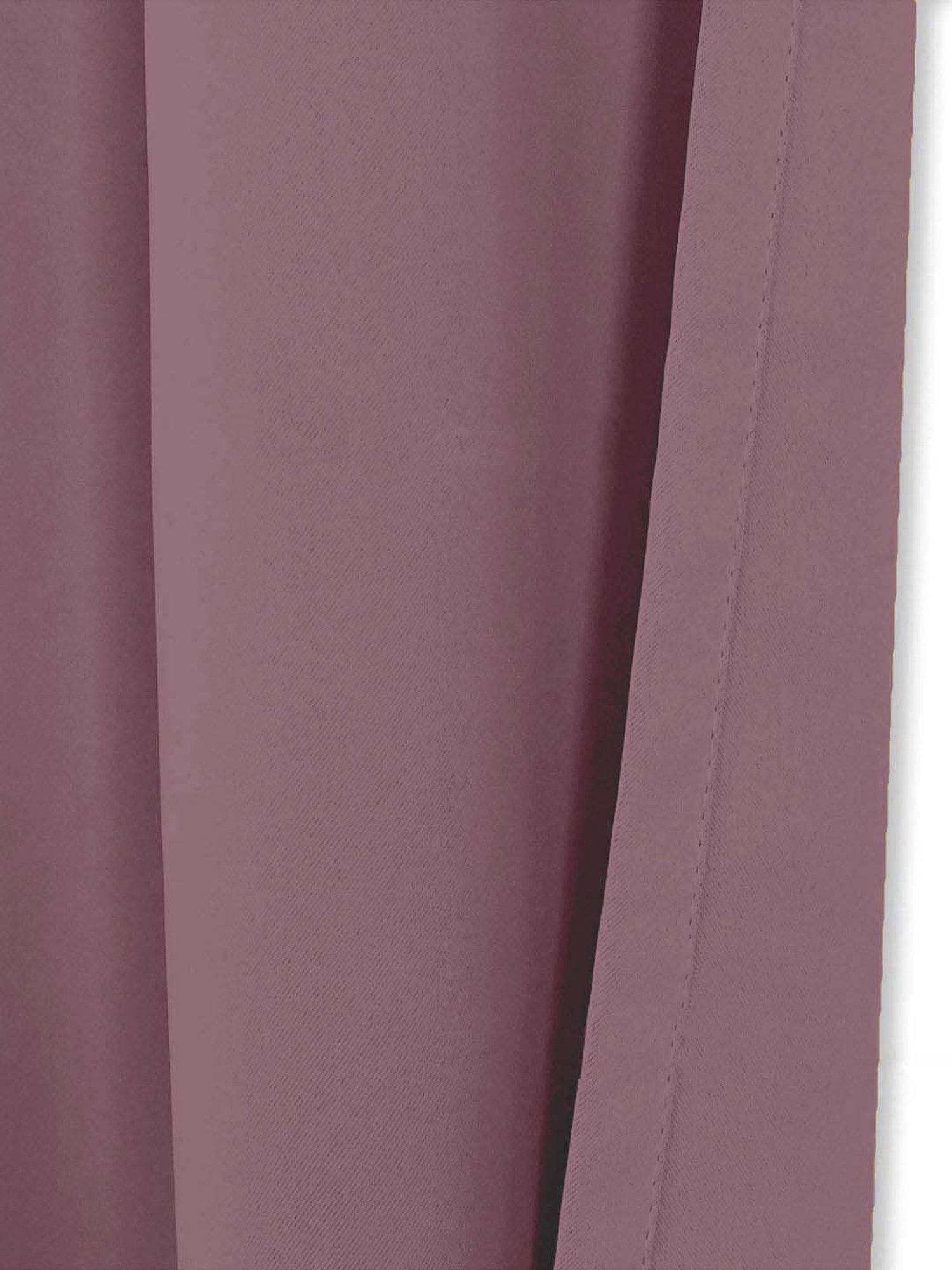 Urban Space Dark Purple Cotton Black Out Window Curtain - Set of 2