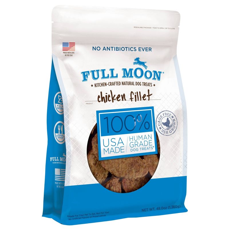 Full Moon Chicken Fillet Chewy Dog Treats - 48oz