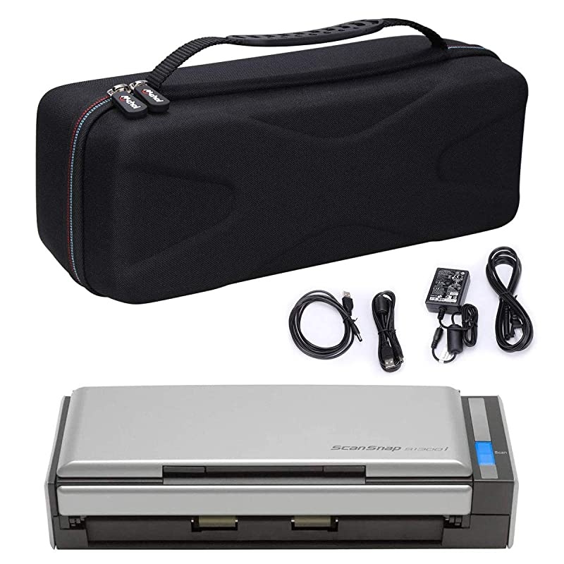 Hard Portable Case Compatible with Fujitsu ScanSnap S1300i Portable Color Duplex Document Scanner(Case Only)