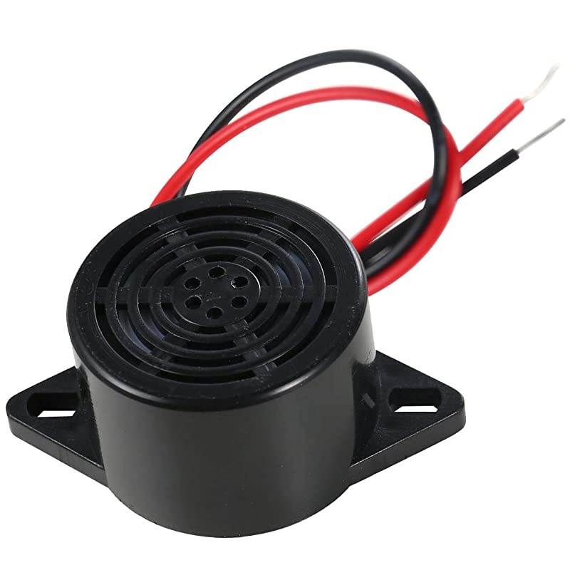 75dB Mechanical Buzzer Sounder with Leads 12VDC Continuous Beep for Access Control and Buzz-in Systems (Pack of 10)